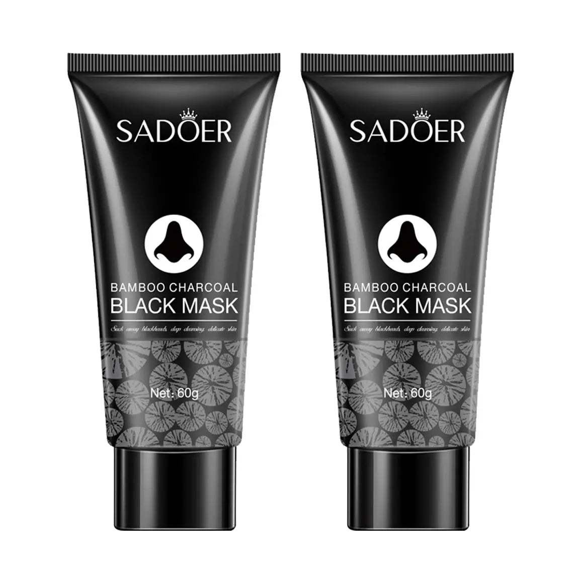 Blackhead Removal Peeling Mask Bamboo Charcoal Deep Pore Cleansing for Face & Nose 60Ml Gentle Exfoliation Flawless Clear Comfort Facial Daily Skin Repair