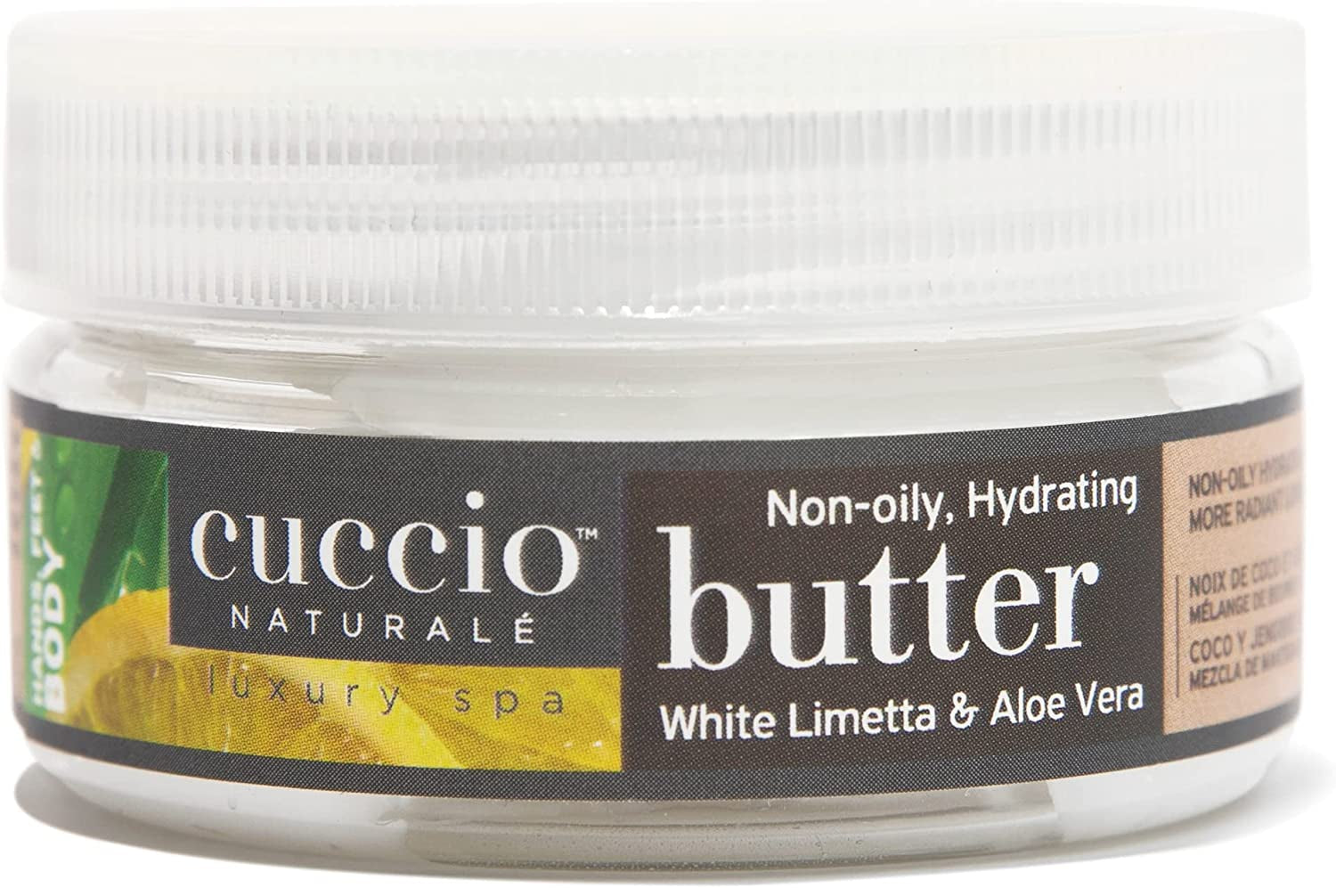 Naturale Butter Blends - Ultra-Moisturizing - Renewing, Smoothing and Scented Cream - Deep Hydration for Dry Skin Repair - Natural Ingredients - White Limetta and Aloe Vera - 227 G Body Butter