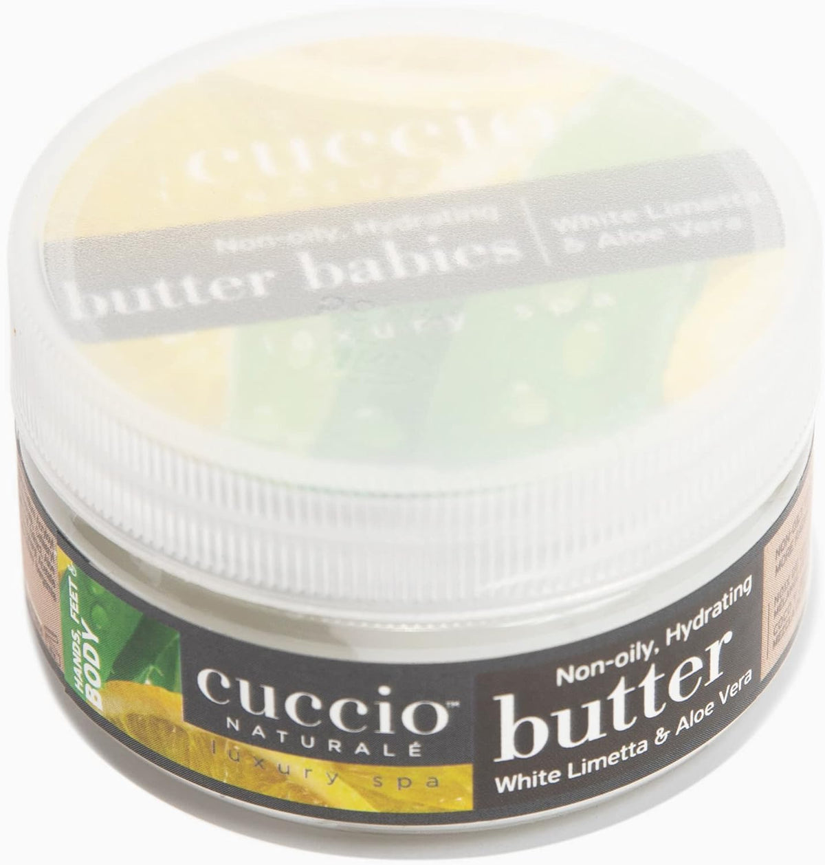 Naturale Butter Blends - Ultra-Moisturizing - Renewing, Smoothing and Scented Cream - Deep Hydration for Dry Skin Repair - Natural Ingredients - White Limetta and Aloe Vera - 227 G Body Butter