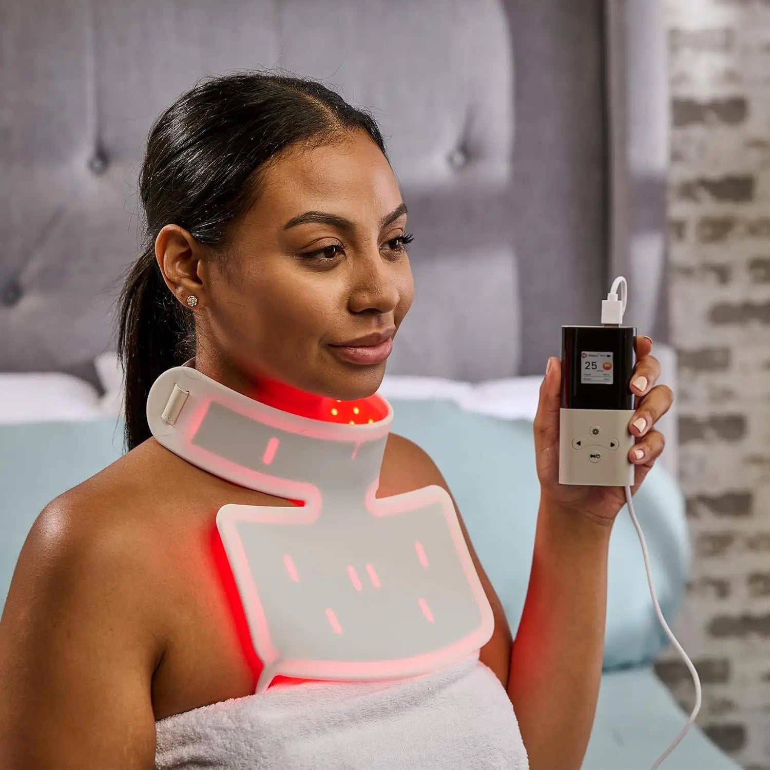 Lifepro Revitaglow Pro Red Light Therapy Mask – HSA/FSA Eligible, Infrared Red Light Therapy for Face & Neck, 234 Triple-Chip Silicon Leds, 5 Modes – Skin Wellness & Comfort