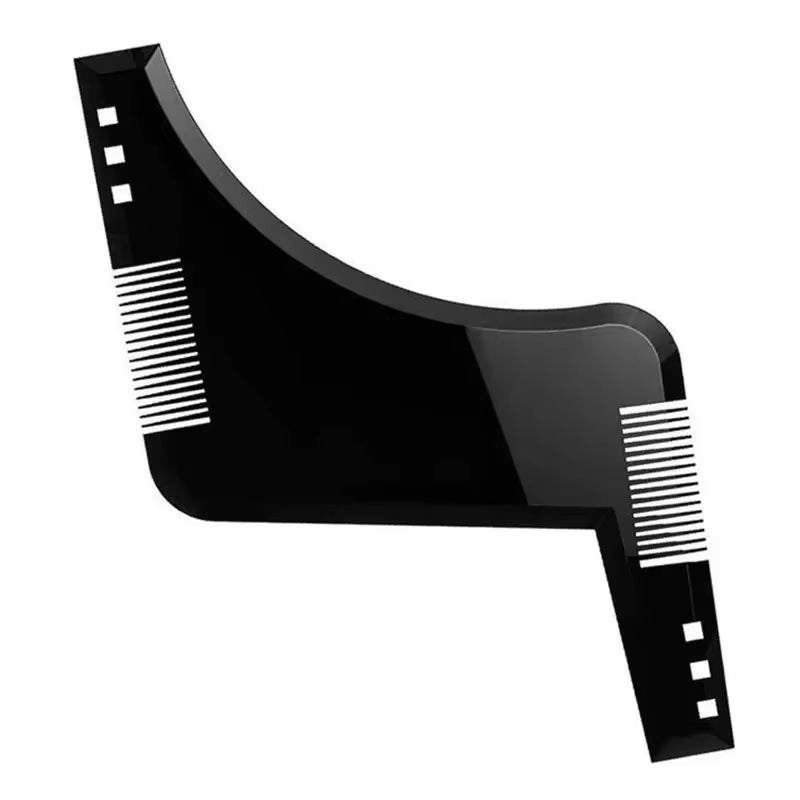 5Pc Men Beard Shaping Styling Template Comb Transparent Men&