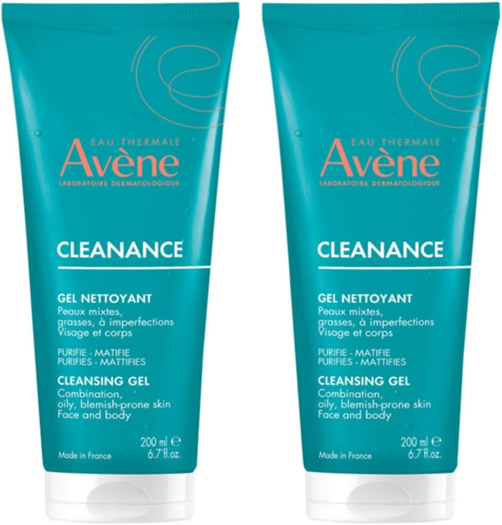 Eau Thermale Avène Cleanance Cleansing Gel 200Ml (Pack of 2)