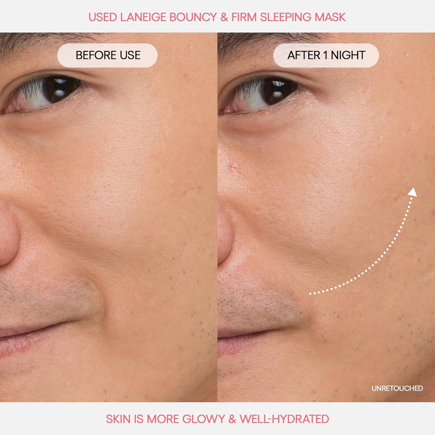 Bouncy and Firm Sleeping Mask: Revitalize, Smooth, Peony & Collagen Complex & Barrier-Boosting Hydration