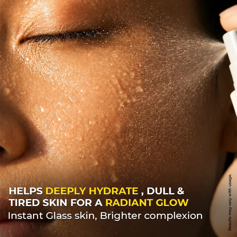 Aqueria French Spray Serum | Hydrated, Glowing Skin Mist with Hyaluronic Acid, Niacinamide, Vitamin B5 & Ceramides | Barrier Repair + Makeup-Friendly Glass Skin for Hydrated, Brighter, Glowing Skin, with French Waters & French Actives