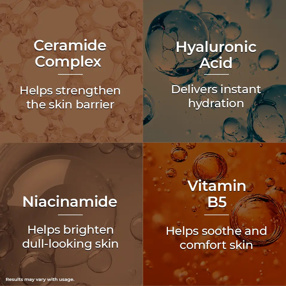 Aqueria French Spray Serum | Hydrated, Glowing Skin Mist with Hyaluronic Acid, Niacinamide, Vitamin B5 &amp; Ceramides | Barrier Repair + Makeup-Friendly Glass Skin for Hydrated, Brighter, Glowing Skin, with French Waters &amp; French Actives