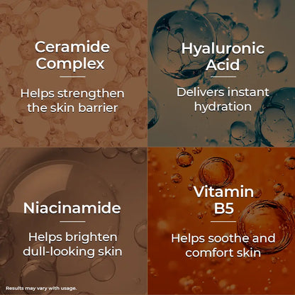Aqueria French Spray Serum | Hydrated, Glowing Skin Mist with Hyaluronic Acid, Niacinamide, Vitamin B5 &amp; Ceramides | Barrier Repair + Makeup-Friendly Glass Skin for Hydrated, Brighter, Glowing Skin, with French Waters &amp; French Actives