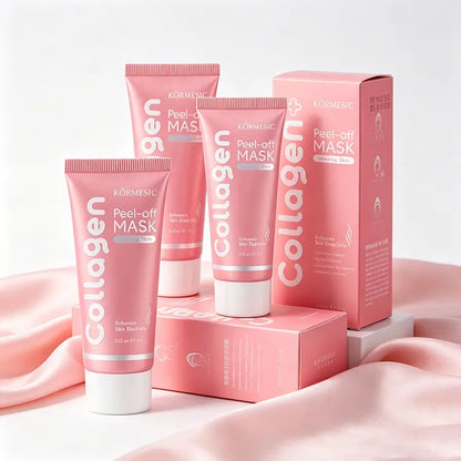 Collagen Peel off Facial Mask to Enhance Skin Elasticity &amp; Minimize Pores, Gentle Deep Cleansing Mask Removes Blackheads and Excess Facial Oil for Long-Lasting Radiant Complexion