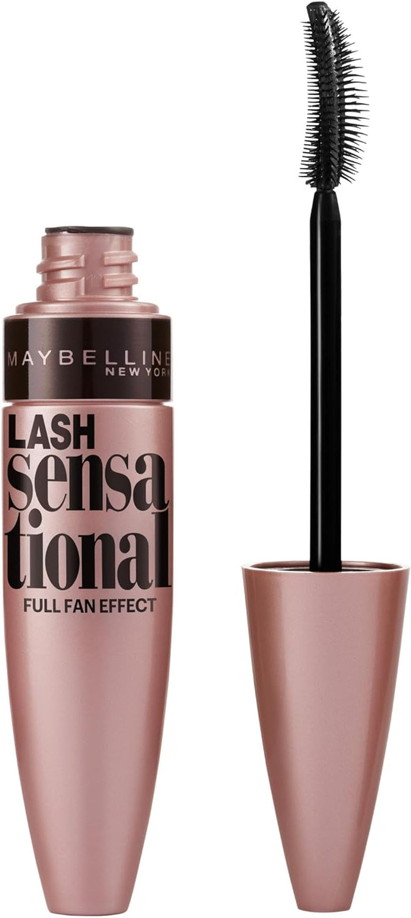 New York Volume Mascara, Full Fan Effect, Lash Sensational, Blackest Black, 9Ml