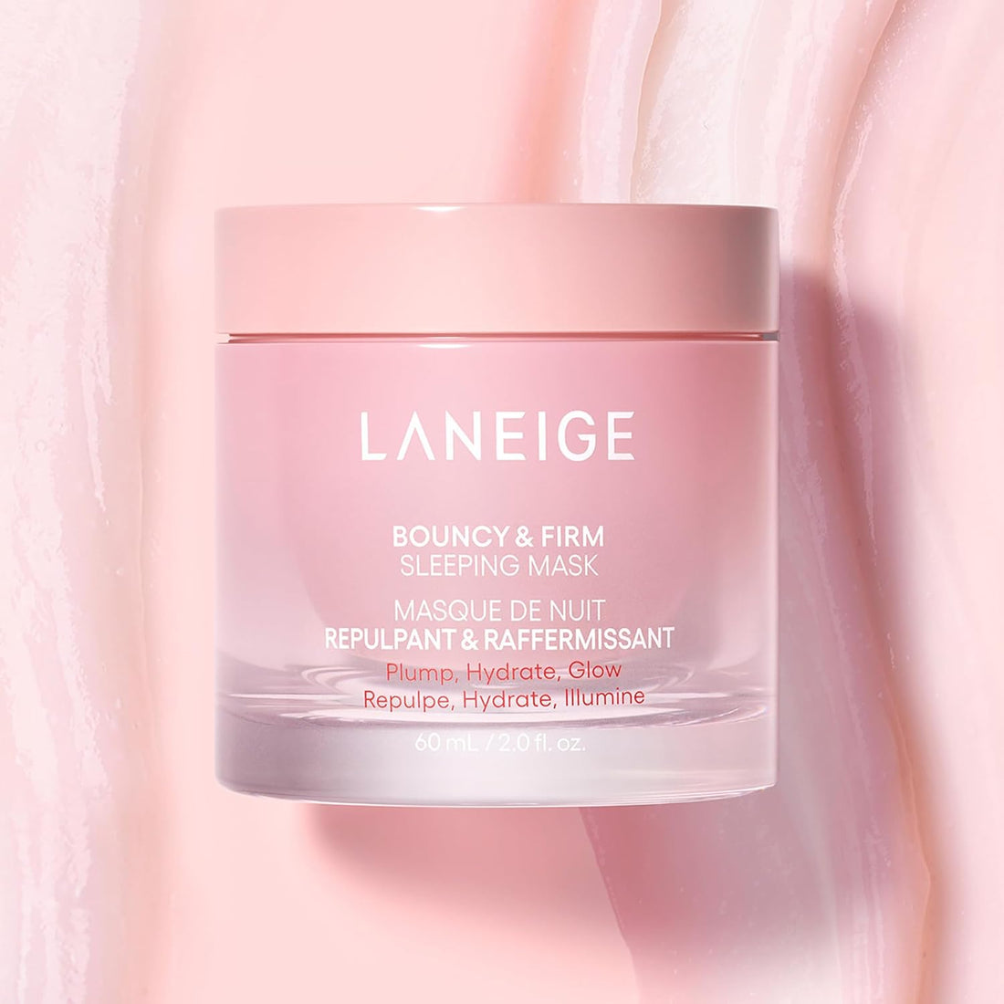 Bouncy and Firm Sleeping Mask: Revitalize, Smooth, Peony &amp; Collagen Complex &amp; Barrier-Boosting Hydration