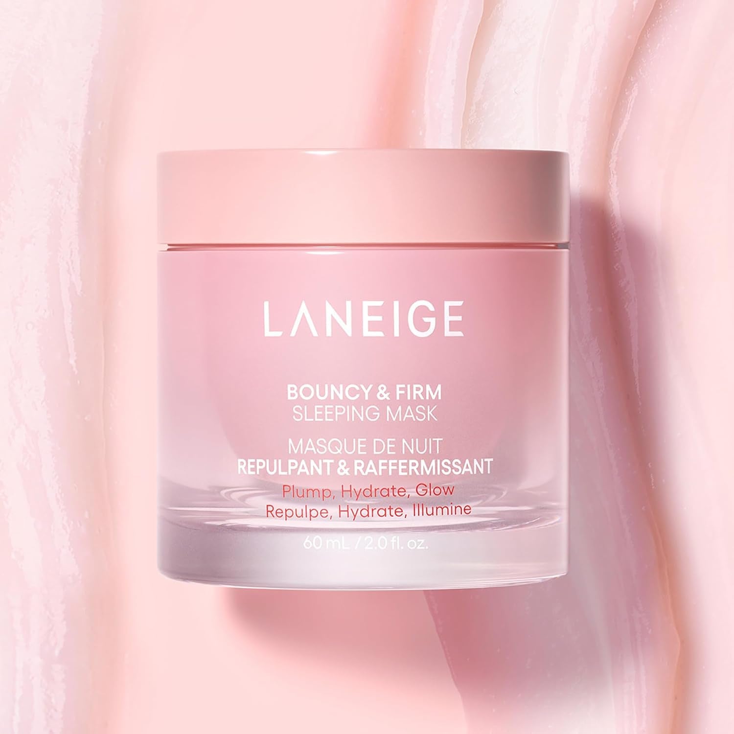 Bouncy and Firm Sleeping Mask: Revitalize, Smooth, Peony &amp; Collagen Complex &amp; Barrier-Boosting Hydration