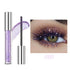 Sliver Gold Purple Glitter Mascara Quick Dry Lasting Waterproof Curling Thick Shiny Eyelash Diamond Mascara 3 Colors