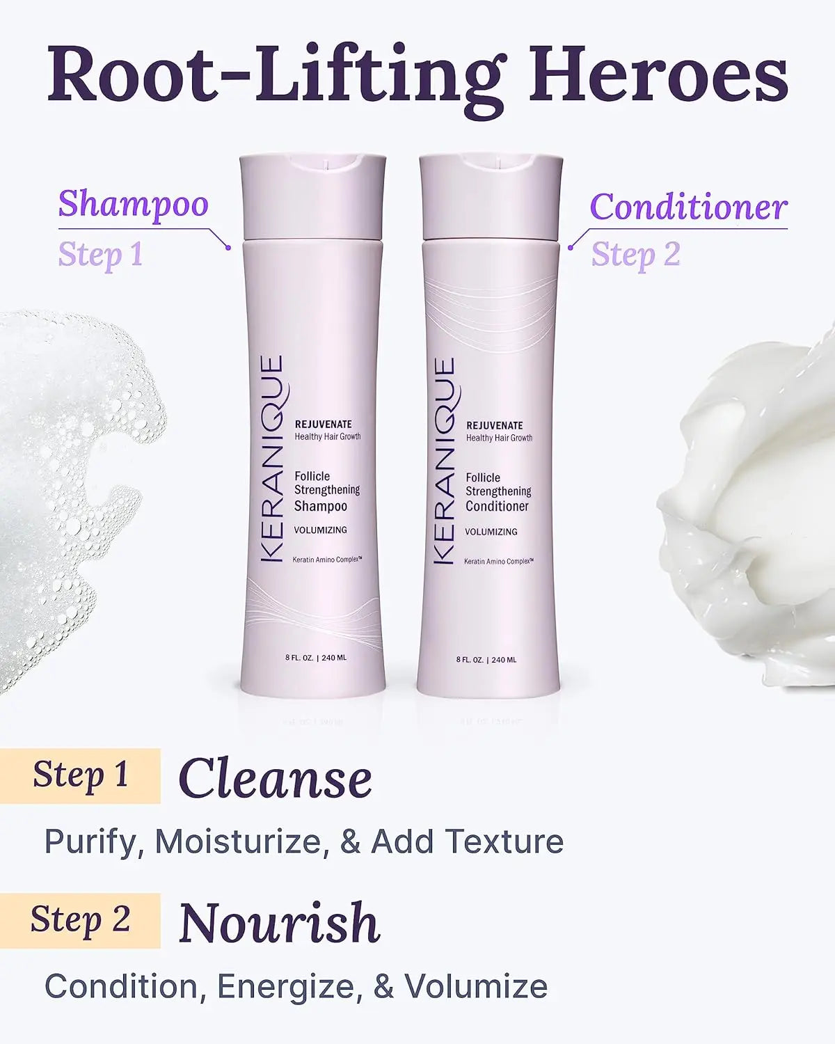 Volumizing Follicle Strengthening Shampoo &amp; Conditioner Set