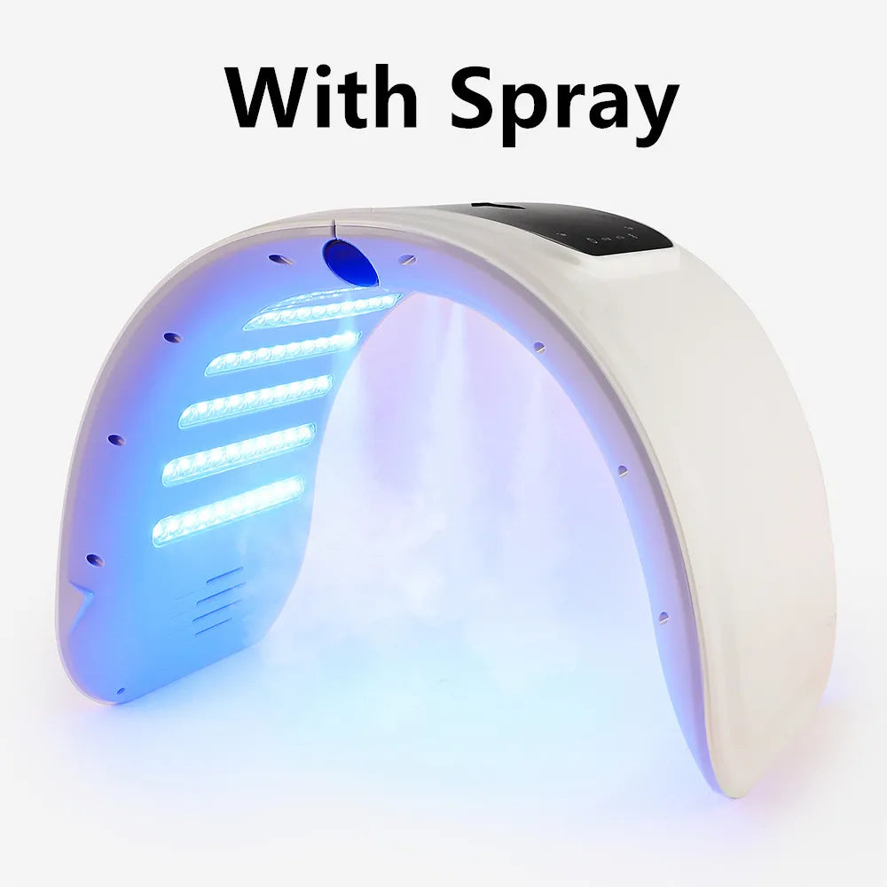 Skin Hydrating Sprayer LED Mask Facial Machine Nano Mist 7 Colors LED Photon Machine Face&amp;Body Salon SPA Home Use Skin Care