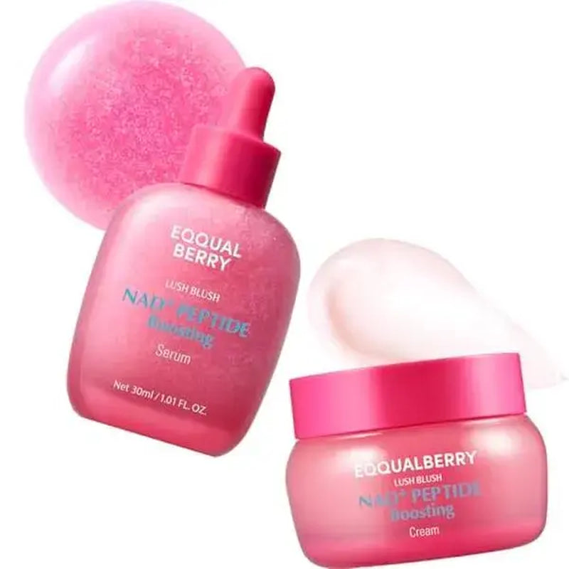 EQQUALBERRY Bakuchiol Duo – Serum &amp; Capsule Cream Set for Firming, Smoothing &amp; Hydrating | Gentle Retinol Alternative for Radiant, Resilient Skin