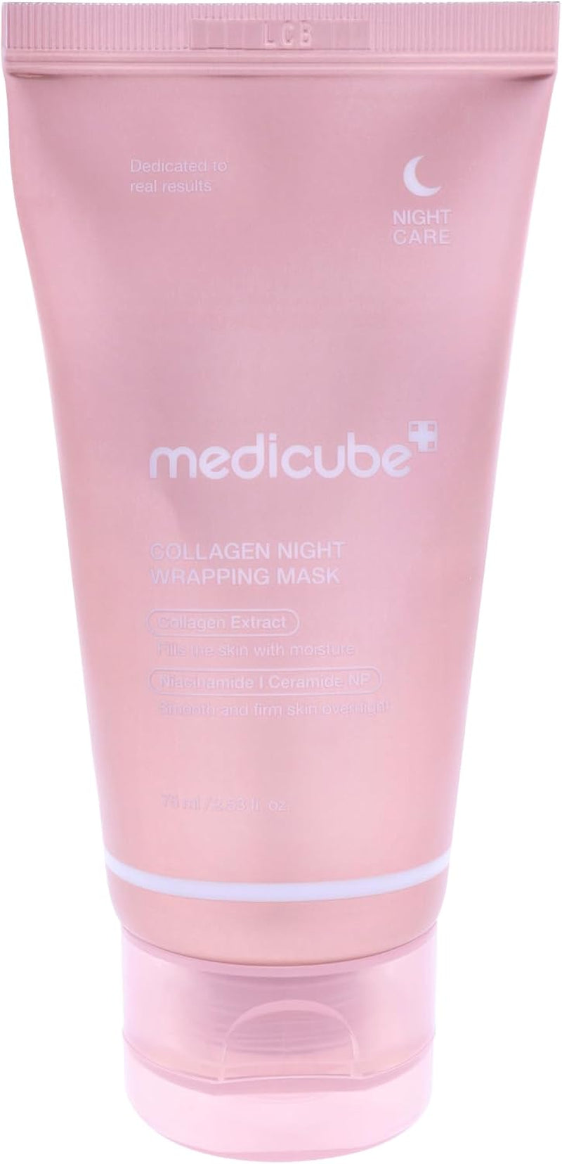 Collagen Night Wrapping Mask 75Ml for Skin Elasticity and Hydration