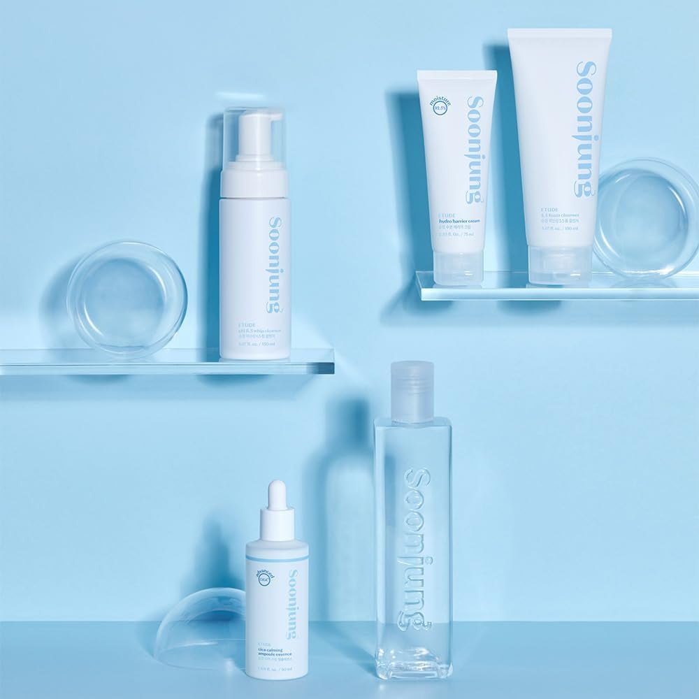Soonjung 5.5 Foam Cleanser | Soft Bubble Hydrating Vegan Facial Cleanser for Sensitive Skin | Fragrance-Free Low-Ph Korean Cleansing Wash | K-Beauty | Vegan 5.1 Fl. Oz. (150Ml)