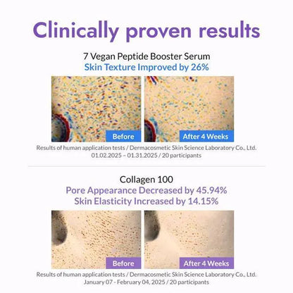 Collagen Booster Set with Collagen Bio-Peptides Serums &amp; Essences, Daily Skin Repair Serum, Salicylic Acid Serum