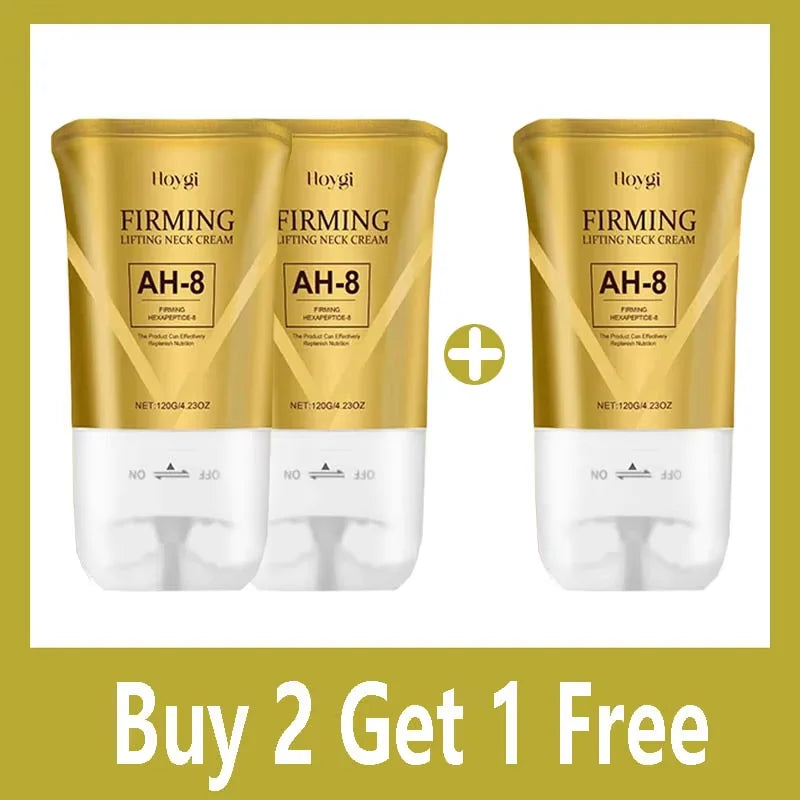 neck wrinkle cream and massage roller