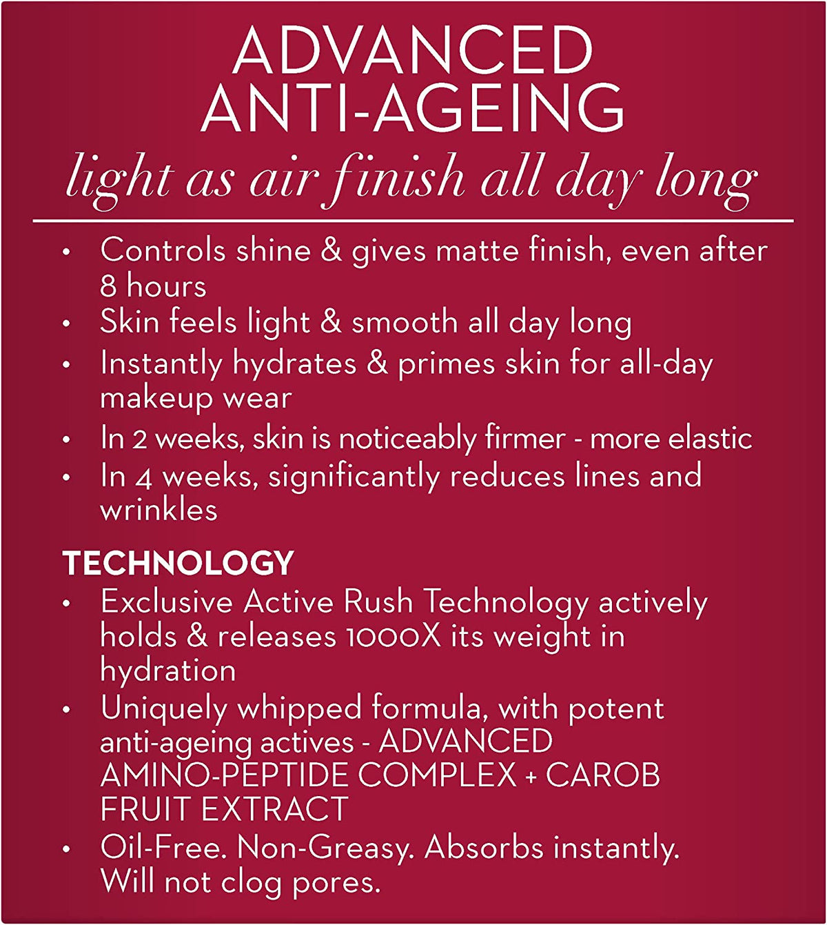 Regenerist Whips Face Cream Moisturiser UV SPF 30 50G
