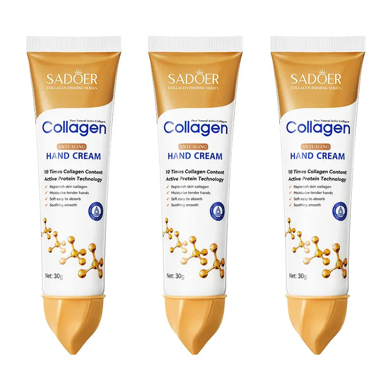 Collagen Anti-Wrinkle Hand Cream Hydrating Anti-Drying Anti-Crack Moisturise Nourish Dry Skin Softening Hand Care Repair Product Nourishing Moisturize