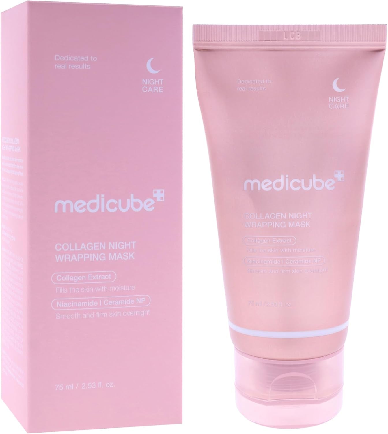 Collagen Night Wrapping Mask 75Ml for Skin Elasticity and Hydration