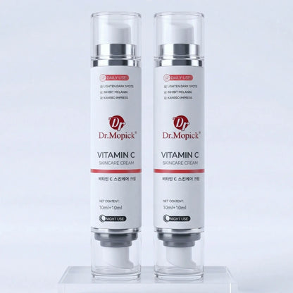Vitamin C &amp; Niacinamide Face Serum, a Moisturizing Beauty Product That Brightens Dull Skin for a Fresh Glow - Dual Chamber Complex for Day &amp; Night Use, All Skin Types, Hydrate, Face Care Products, All-Day Moisturizers &amp; Mists, Single Item