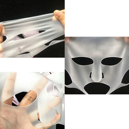 Silicone World Silicone Face Mask Reusable Moisturizing Lifting Firming anti Wrinkle Face Firming Gel Sheet Mask Skin Care