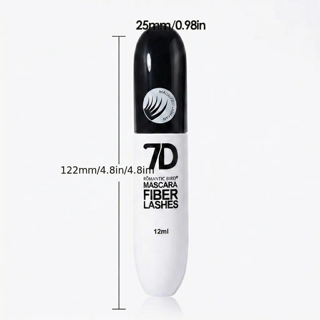 7D Silk Fiber Mascara, Single Item, Waterproof Volumizing &amp; Lengthening Mascara, 24-Hour Wear for Flawless Lashes, Beginner-Friendly Beauty Product for All Skin Types, Gift, Water Proof, Cosmetic, Beauty Products, Mascara Volume and Length