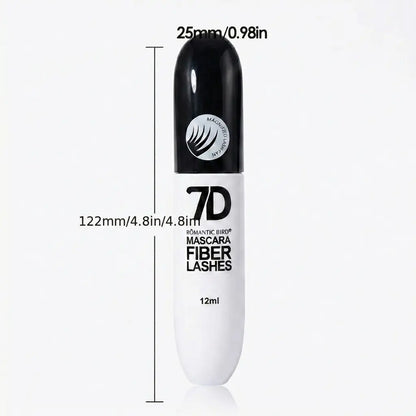 7D Silk Fiber Mascara, Single Item, Waterproof Volumizing &amp; Lengthening Mascara, 24-Hour Wear for Flawless Lashes, Beginner-Friendly Beauty Product for All Skin Types, Gift, Water Proof, Cosmetic, Beauty Products, Mascara Volume and Length