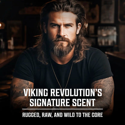 Viking Revolution Mens Cologne Sampler Sets - Travel Size Cologne for Men with Sandalwood, Spiced Vanilla, Coffee &amp; Whiskey, Sweet T - Perfume Gift Set (4 Pack, 0.68Fl Oz Each)