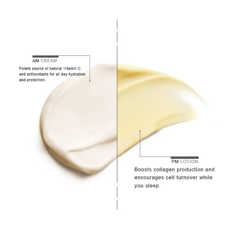Vitamin C &amp; Niacinamide Face Serum, a Moisturizing Beauty Product That Brightens Dull Skin for a Fresh Glow - Dual Chamber Complex for Day &amp; Night Use, All Skin Types, Hydrate, Face Care Products, All-Day Moisturizers &amp; Mists, Single Item
