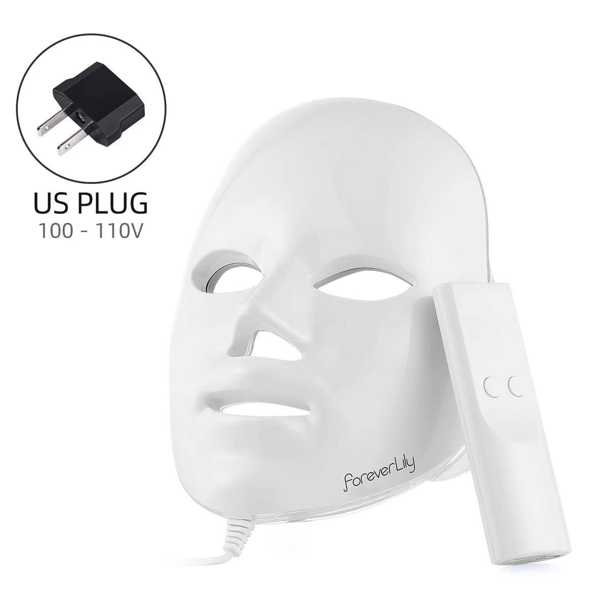 Minimalism 7 Colors LED Facial Mask Photon Therapy Anti-Acne Wrinkle Removal Skin Rejuvenation Face Skin Care Tools