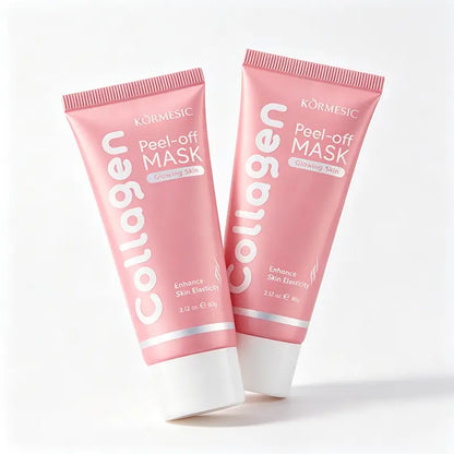 Collagen Peel off Facial Mask to Enhance Skin Elasticity &amp; Minimize Pores, Gentle Deep Cleansing Mask Removes Blackheads and Excess Facial Oil for Long-Lasting Radiant Complexion