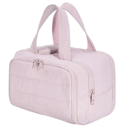 Large Capacity Cosmetic Bag Female Travel Wash Handbag Bathroom Partition Shower Makeup Pouch Waterproof Toiletries Organizer