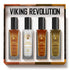 Viking Revolution Mens Cologne Sampler Sets - Travel Size Cologne for Men with Sandalwood, Spiced Vanilla, Coffee & Whiskey, Sweet T - Perfume Gift Set (4 Pack, 0.68Fl Oz Each)