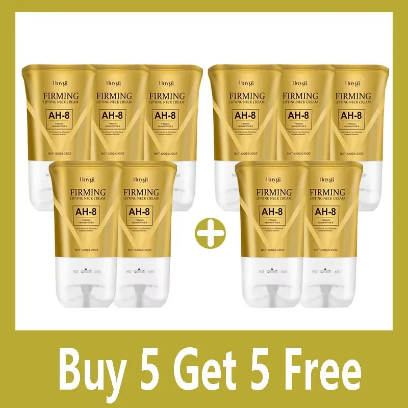 neck wrinkle cream and massage roller