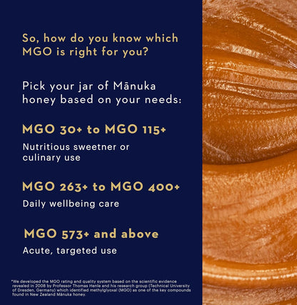 UMF 13+/MGO 400+ Manuka Honey (250G/8.8Oz) | Superfood, Authentic Raw Honey from New Zealand