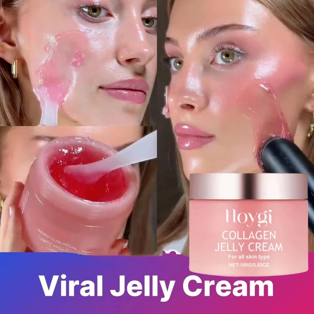 100ML Collegen Jelly Cream Deeply Hydrates Firm Glowing Reduce Sagging &amp; Wrinkle Glowing Boosts Skin Korean Skin Care Face Mask