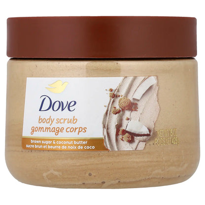 Dove Body Scrub, Brown Sugar &amp; Coconut Butter, 15 Oz (425 G)