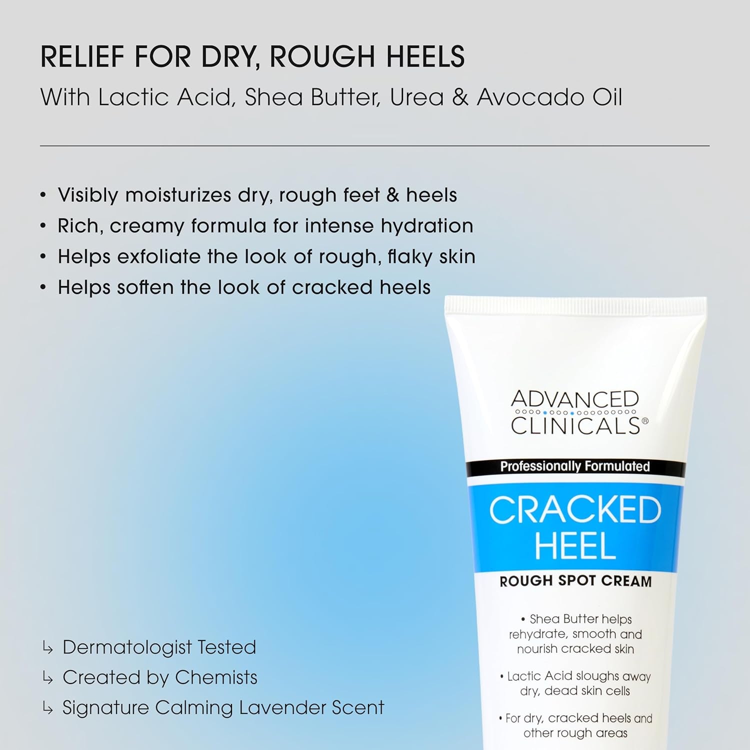 Cracked Heel Cream for rough heels and calluses