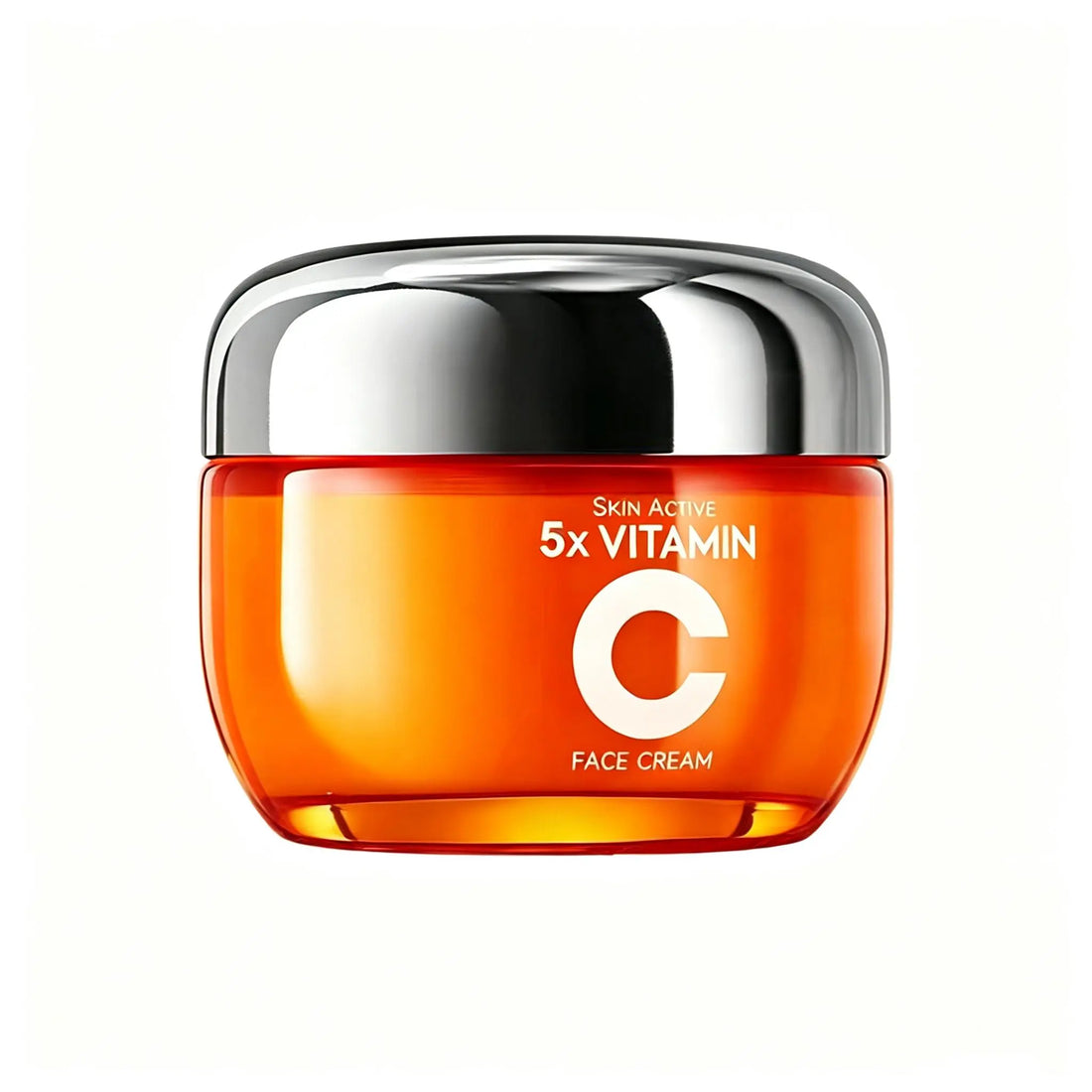Vitamin C Face Cream, Daily Hydrating Moisturizer to Plump and Smooth Skin, Lightweight Formula for All Skin Types for Adults, Moisturize, Plump Skin