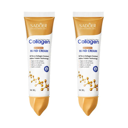 Collagen Anti-Wrinkle Hand Cream Hydrating Anti-Drying Anti-Crack Moisturise Nourish Dry Skin Softening Hand Care Repair Product Nourishing Moisturize
