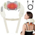 Neck Massage with Heat – Cordless Rechargeable Comfort Massager with 6 Rotating Nodes, Adjustable Speeds for Neck, Back, Shoulders, Legs & Feet – Home, Office or Travel Use