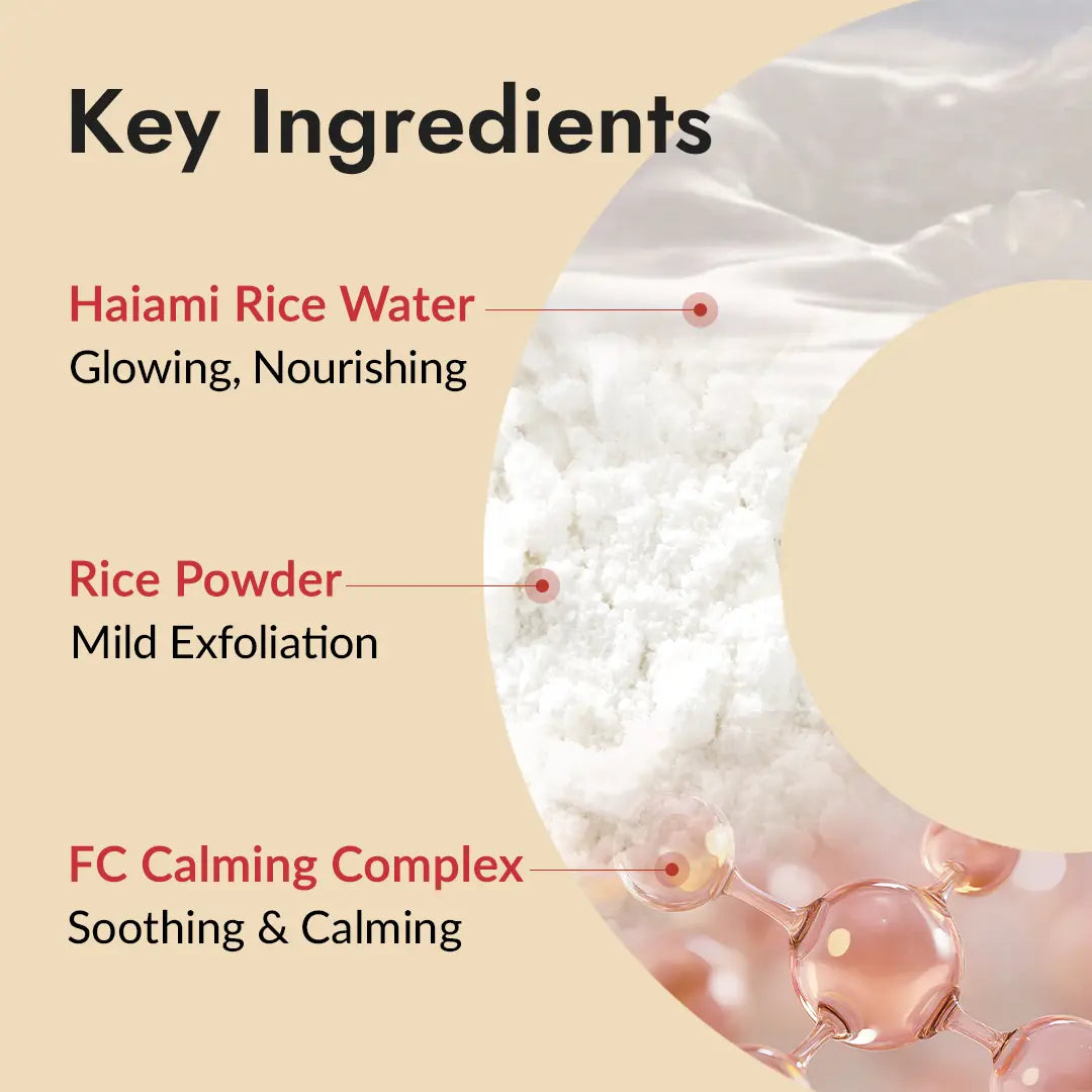 MIZON Rice Water Glow Mask Cleanser, 2-In-1 Face Wash and Mask with Rice Seed Water, Niacinamide, Ceramide NP, Squalane, and Shea Butter for Hydrating and Glass Skin, 5.07 Fl Oz