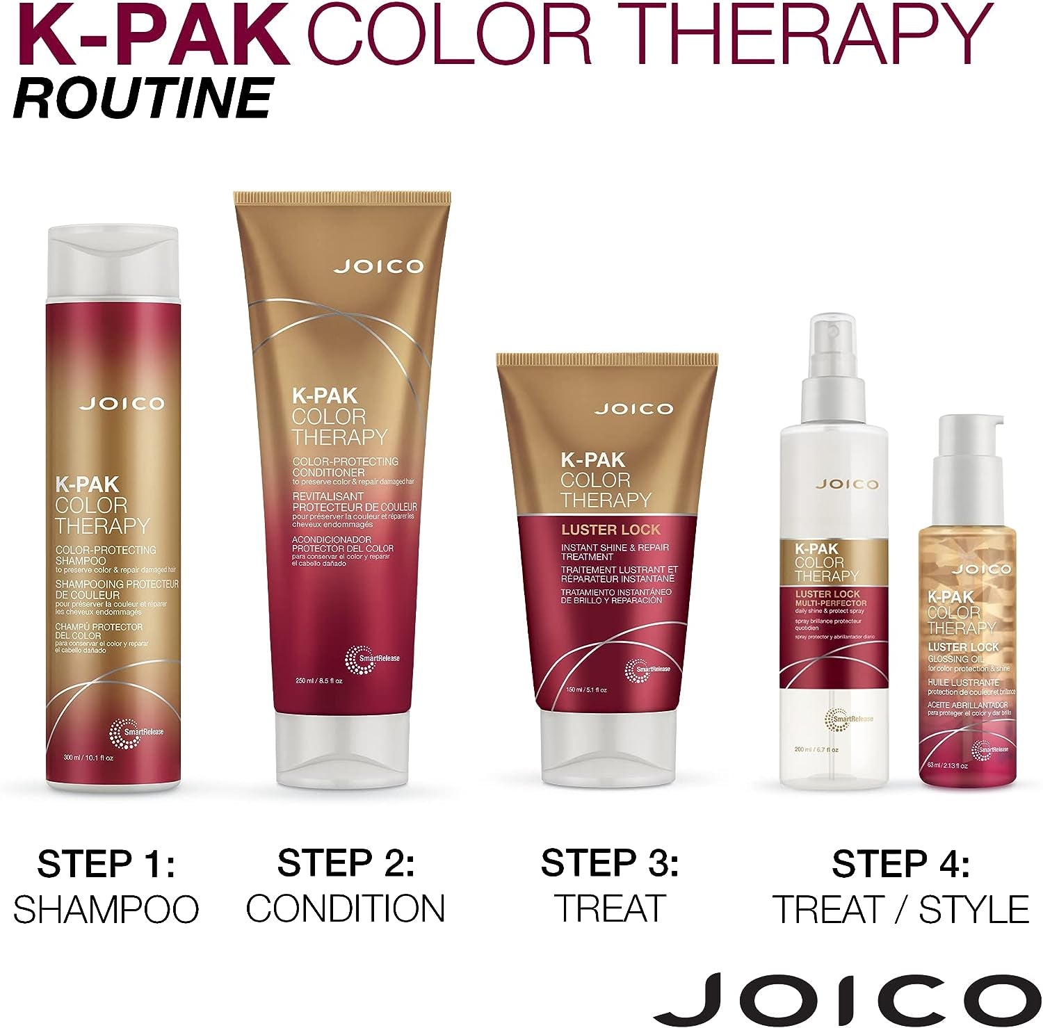 K-Pak Colour Therapy Shampoo &amp; Conditioner (300Ml)