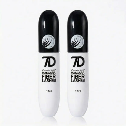 7D Silk Fiber Mascara, Single Item, Waterproof Volumizing &amp; Lengthening Mascara, 24-Hour Wear for Flawless Lashes, Beginner-Friendly Beauty Product for All Skin Types, Gift, Water Proof, Cosmetic, Beauty Products, Mascara Volume and Length