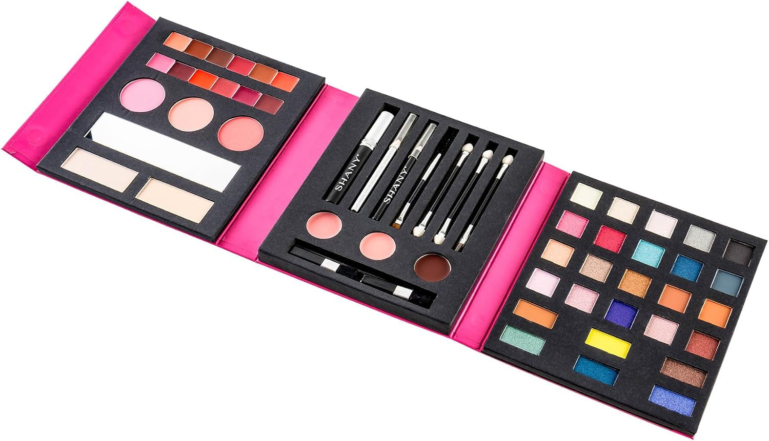 Beauty Book Makeup Kit All in One Travel Makeup Set - 35 Colors Eye Shadow, Eye Brow Makeup, Makeup Blushes, Powder Palette,10 Lip Colors, Eyeliner Pens &amp; Makeup Mirror - Holiday Makeup Gift