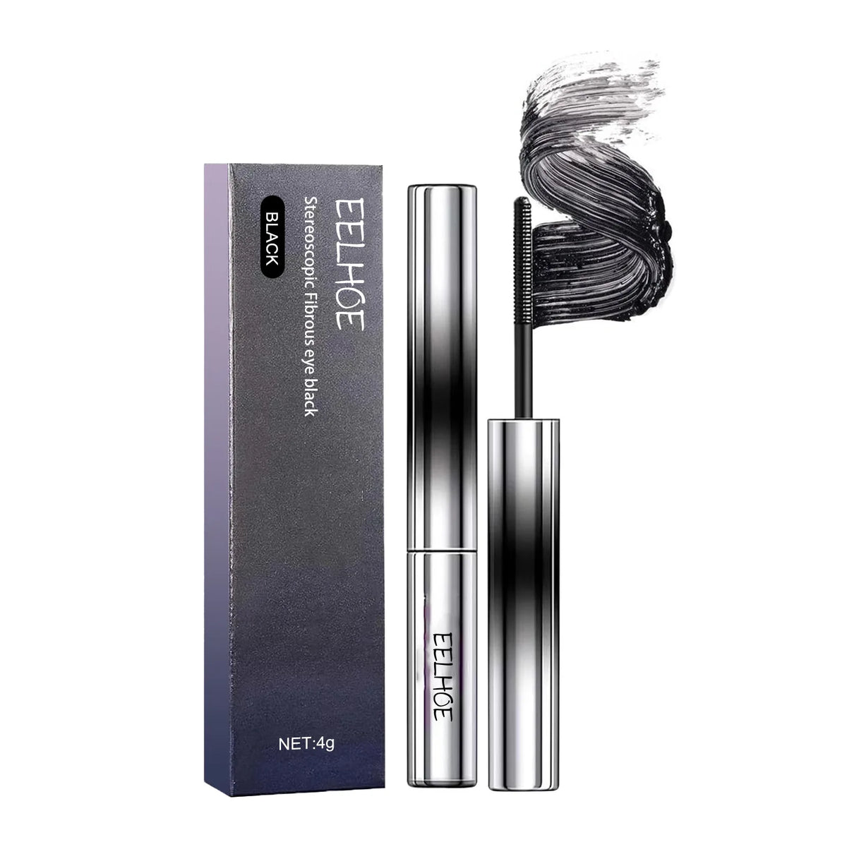 Silk Fiber Curling Eyelash Extension Mascara Lengthening Long Lasting Waterproof Eyes Black Lashes Brush Makeup Cosmetics