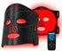 Infrared Red Light Therapy Mask for Face with Rechargeable LCD Controller | 292 Leds 15W Adjustable Time & Intensity, 830Nm 633Nm 590Nm, Ultra-Thin 1.8Mm Flexible Silicone Design, Gen 1 Black Line