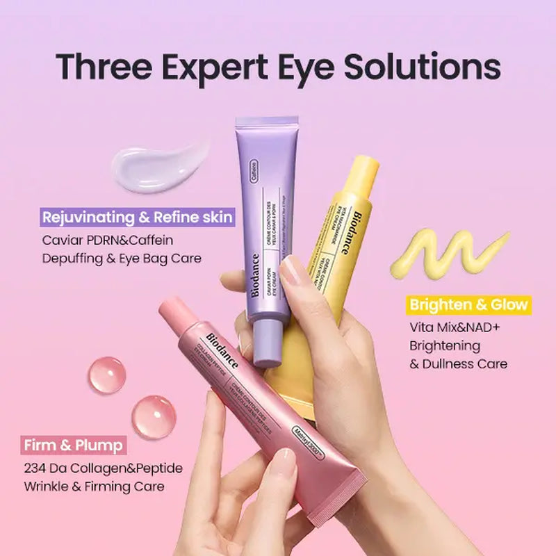 [Biodance Official] Eye Cream | 3 Targeted Eye Creams for Wrinkles, Dark Circles &amp; Puffiness
